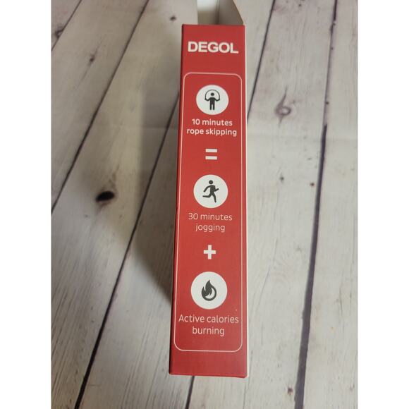 NEW Degol Skipping Rope Adjustable 6” Memory Foam Handles Aerobic Exercise Gym - Picture 3 of 4